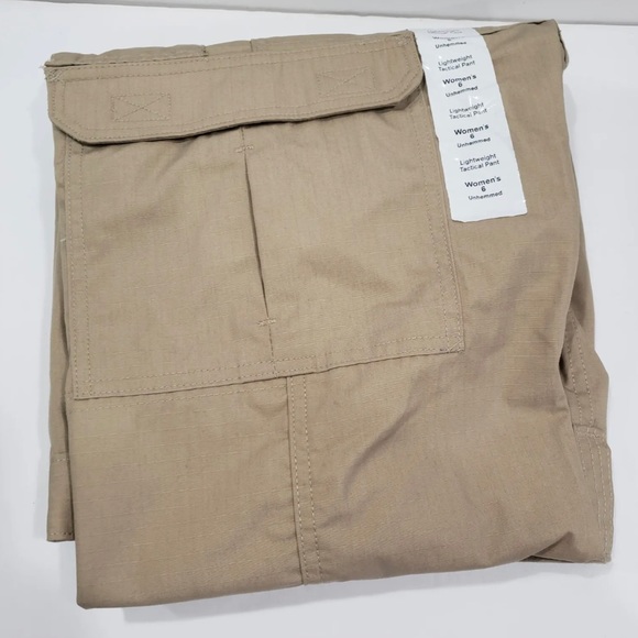 New Propper Women's Lightweight Tactical Pant Khaki Tan Women Size 6 Unhemmed. - Picture 3 of 7